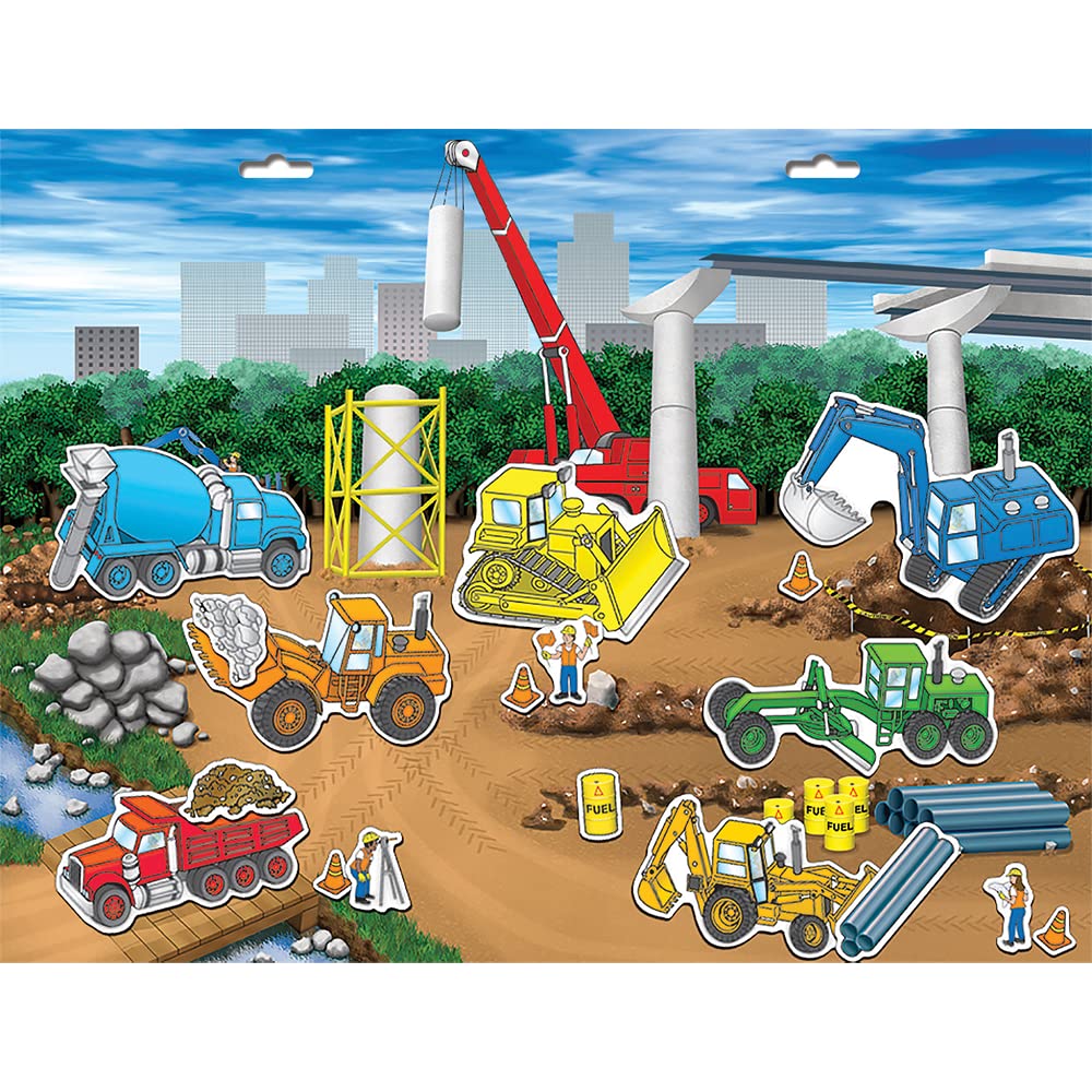 Foto 5 pulgar | Magnetic Playset Playmonster Create-a-scene Construction Scene - Venta Internacional.