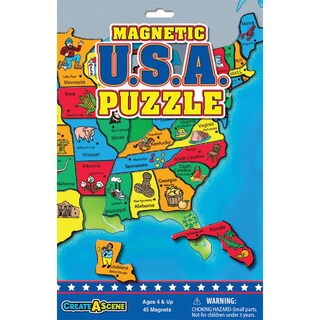 Foto 1 | Magnetic Playset Playmonster Create-a-scene Usa Puzzle 3+ - Venta Internacional.