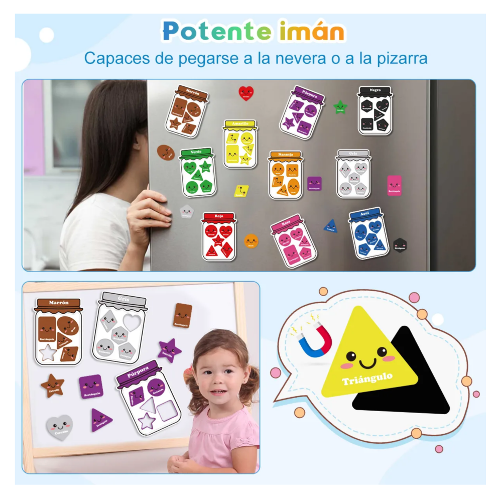 Foto 5 pulgar | Juego De 10 Paquetes De Clasificación Magnética Lab.g, Colores
