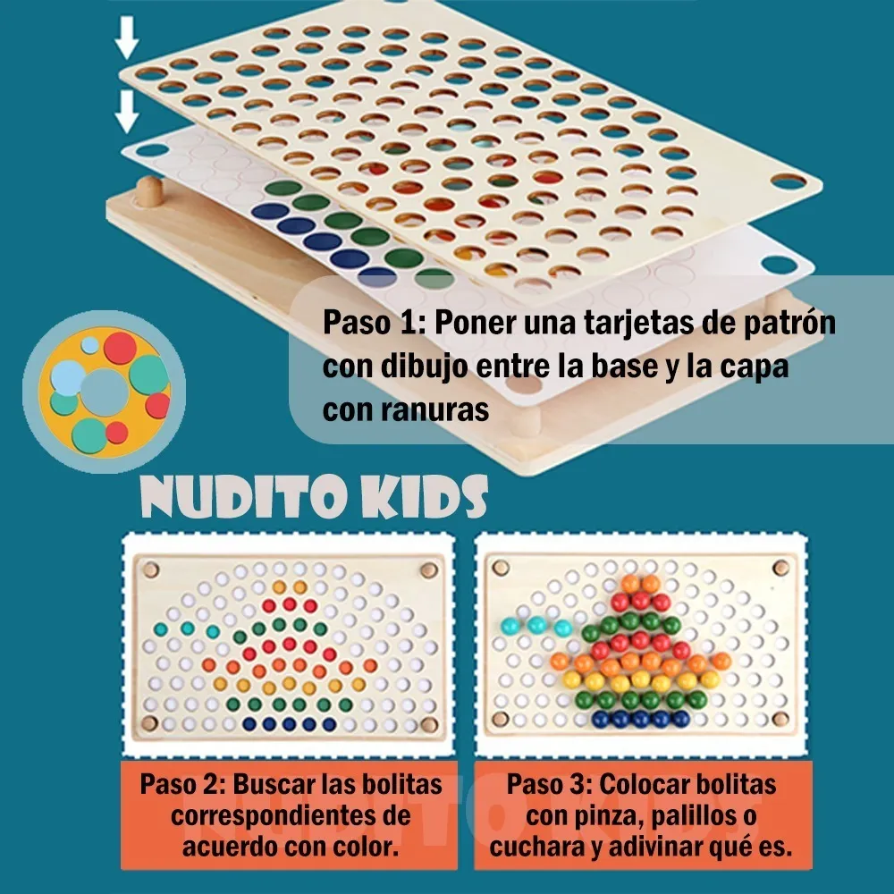 Foto 3 pulgar | Juguete Educativo Didáctico para Niños