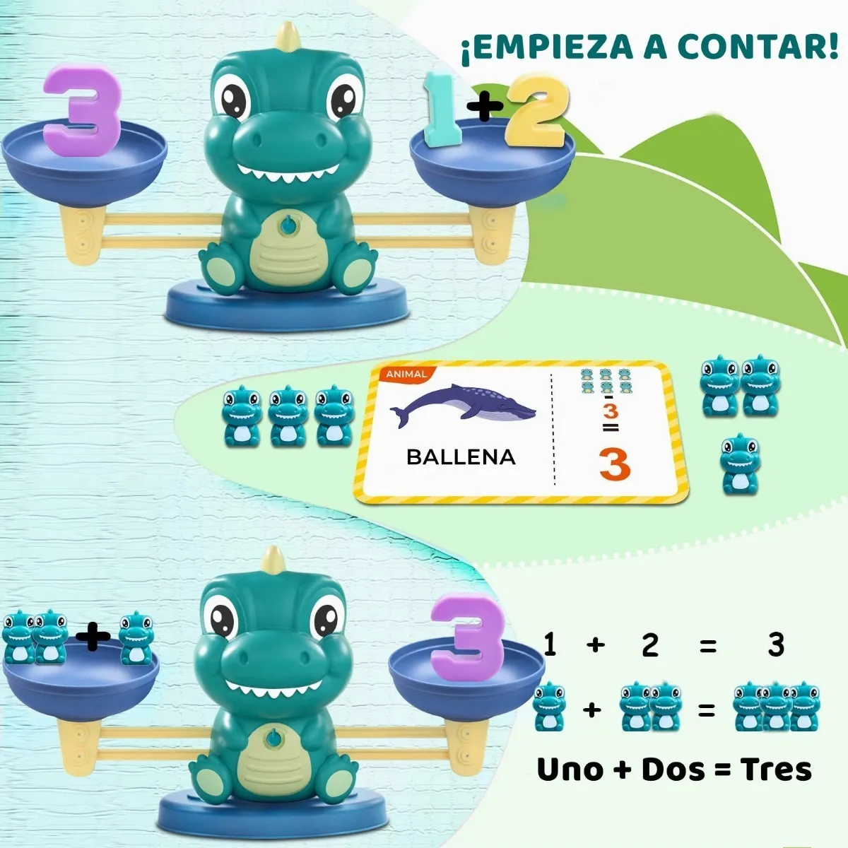 Foto 4 pulgar | Juego Matemático Infantil Malubero