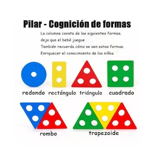 Foto 4 | Juguete Apilable BELUG Educativo Madera Juguete Multicolor