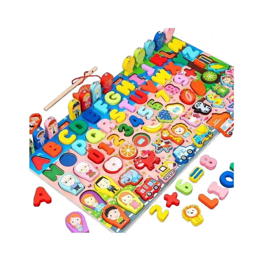 Foto 3 pulgar | Juego Educativo Nayumi Tablero Pesca Letras y Números
