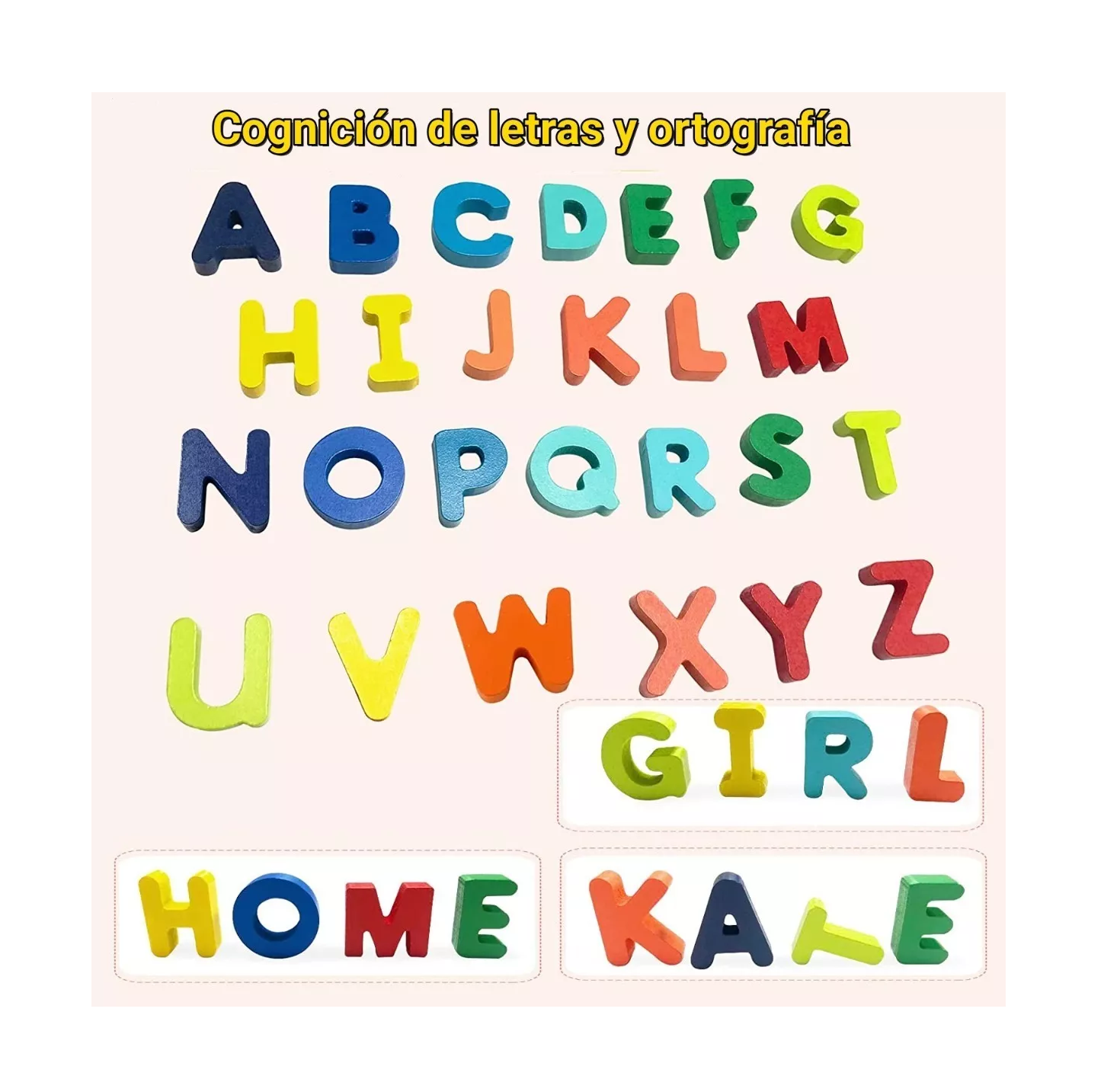 Foto 4 pulgar | Juego Educativo Nayumi Tablero Pesca Letras y Números