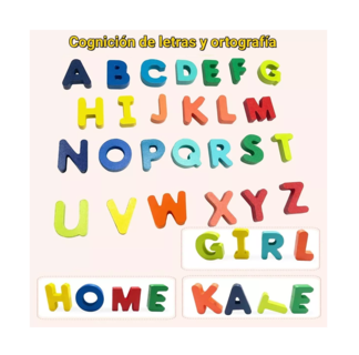 Foto 3 | Juego Educativo Nayumi Tablero Pesca Letras y Números