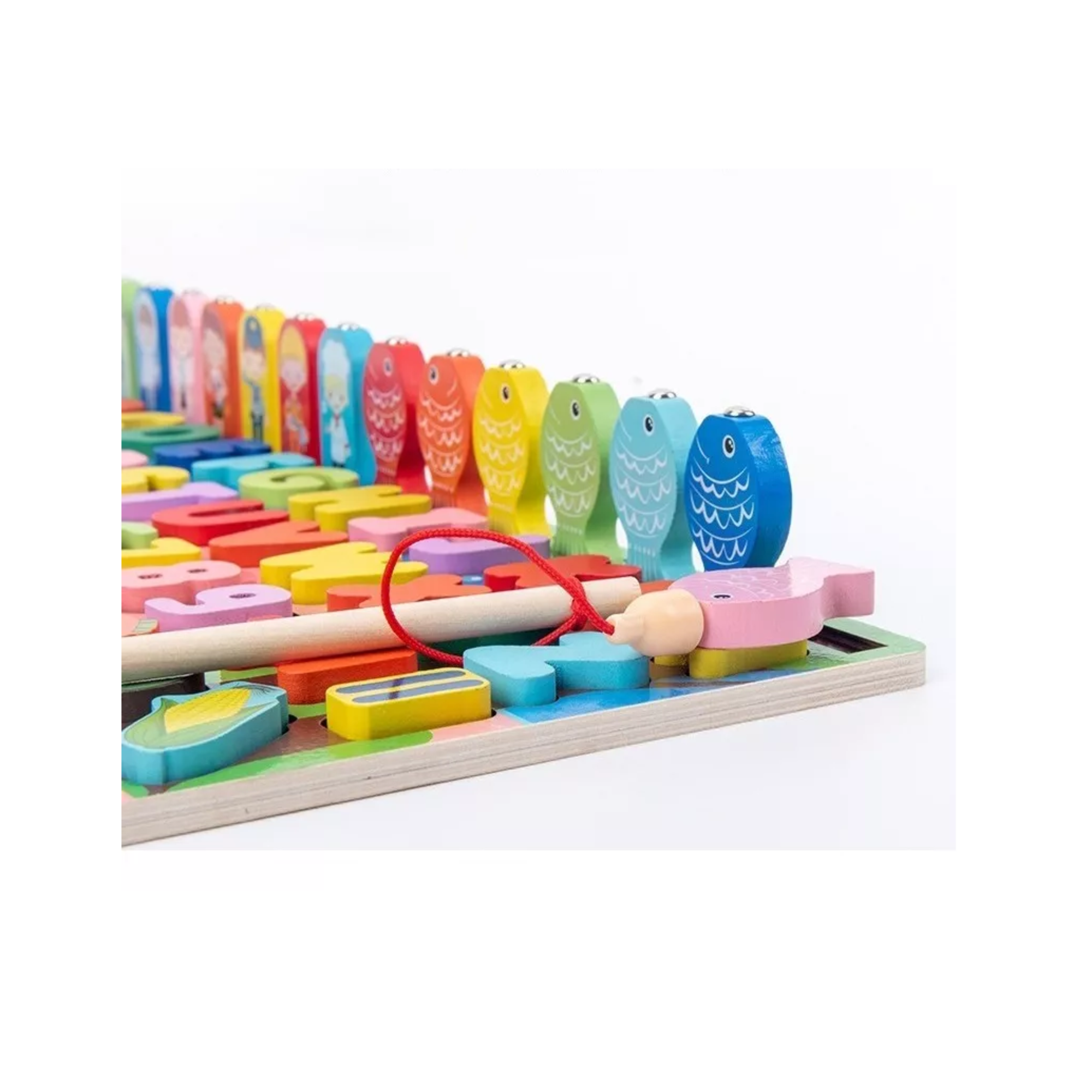 Foto 6 pulgar | Juego Educativo Nayumi Tablero Pesca Letras y Números