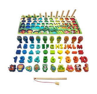 Foto 1 | Juego Educativo Nayumi Tablero Pesca Letras y Números
