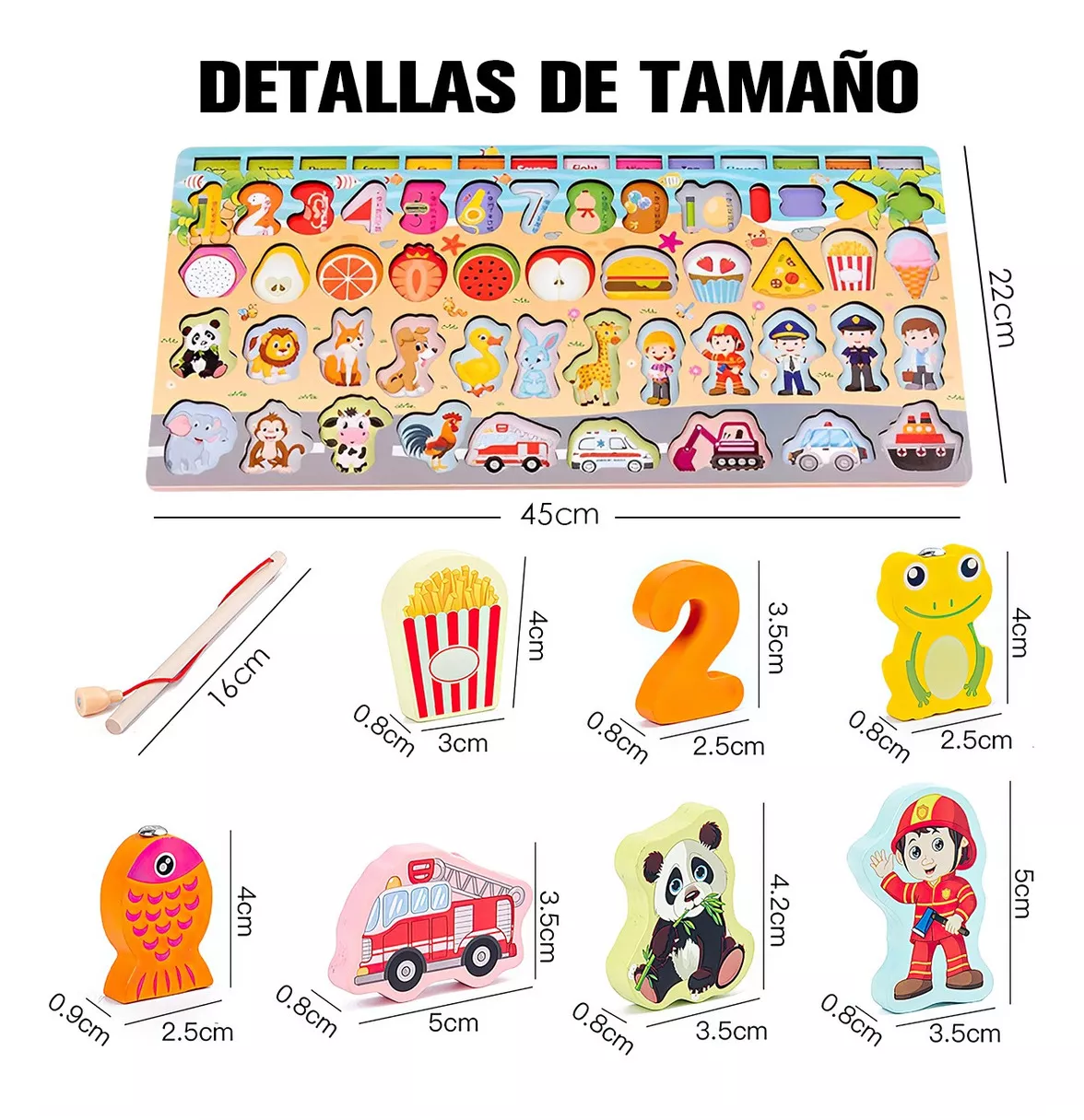 Foto 5 | Juguete Tablero Educativo Para Niño Didáctico Matemáticas, Multicolor