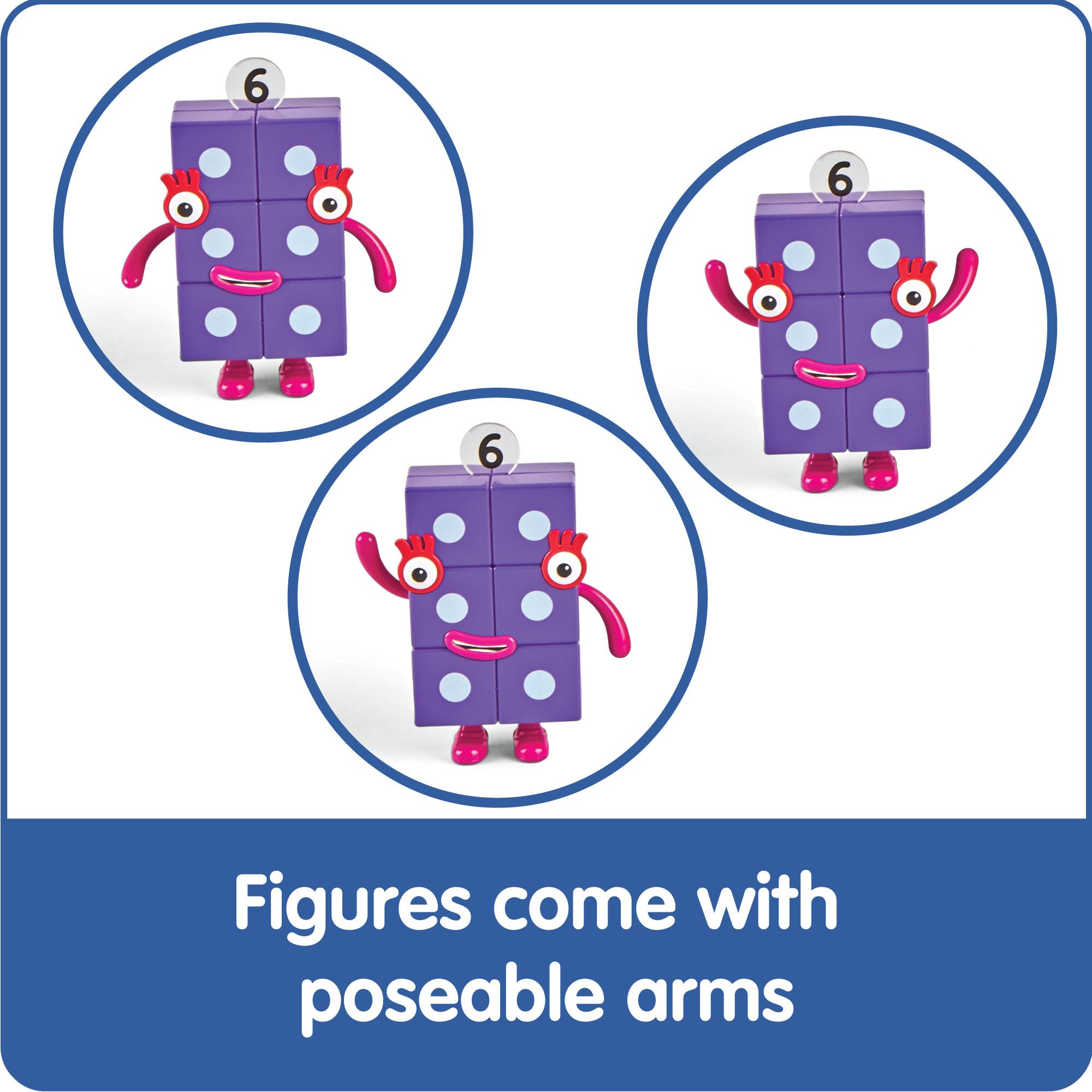 Foto 6 pulgar | Set de Figuras Hand2Mind Numberblocks Friends 6-10 - Venta Internacional