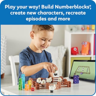 Foto 3 | Conjunto de Actividades Hand2Mind Numberblocks Sheep Farm Mathlink Cubes - Venta Internacional
