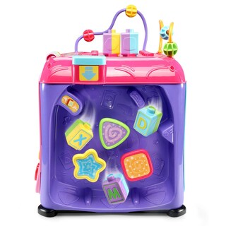 Foto 2 | Cubo De Actividad Vtech Ultimate Alphabet Pink Con 13 Bloques - Venta Internacional.