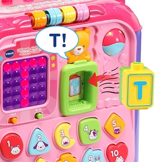 Foto 3 | Cubo De Actividad Vtech Ultimate Alphabet Pink Con 13 Bloques - Venta Internacional.