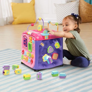 Foto 4 | Cubo De Actividad Vtech Ultimate Alphabet Pink Con 13 Bloques - Venta Internacional.