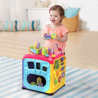 Foto 5 | Cubo De Actividad Vtech Ultimate Alphabet Pink Con 13 Bloques - Venta Internacional.