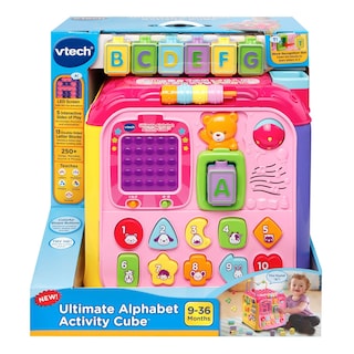 Foto 6 | Cubo De Actividad Vtech Ultimate Alphabet Pink Con 13 Bloques - Venta Internacional.