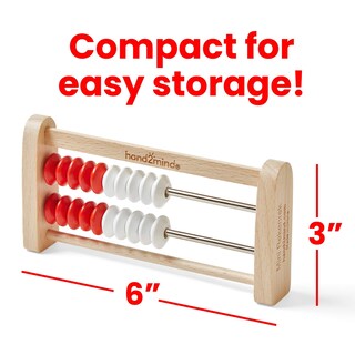 Foto 2 | Set De Clase Rekenrek De Madera Abacus Hand2mind Mini De 20 Cuentas Para Niños - Venta Internacional.