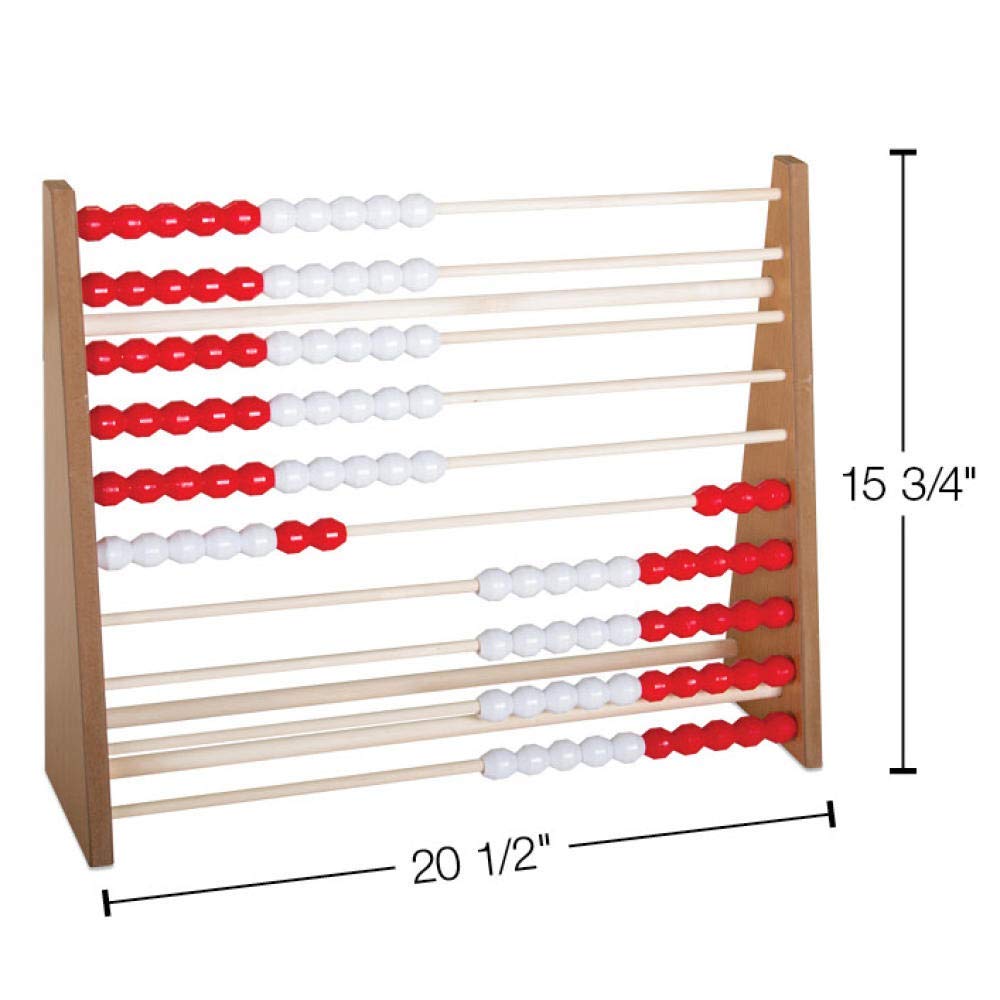 Foto 6 | Abacus Hand2mind De Madera Rekenrek Abacus, 100 Cuentas, Para Matemáticas Para Niños - Venta Internacional.