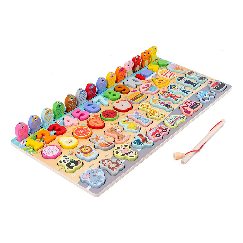 Foto 2 pulgar | Tablero De Troncos Multifuncional De Pesca Magnético De Juguete Para Niños - Venta Internacional.
