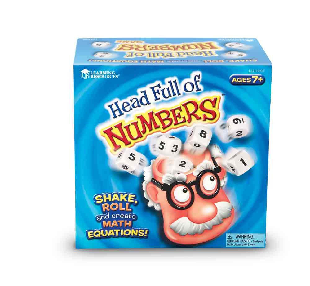 Foto 3 | Juegos Matemáticos, Recursos De Aprendizaje, Cabeza Llena De Números, 13 Unidades - Venta Internacional.