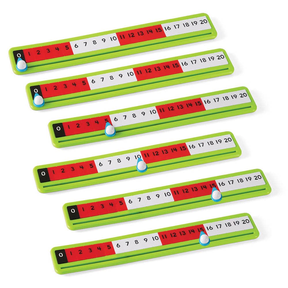 Foto 5 pulgar | Juego De 6 Juguetes Educativos Hand2mind Number Path Rekenrek - Venta Internacional.