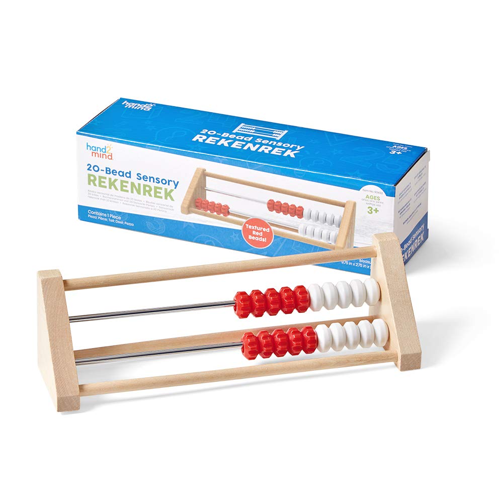 Foto 2 pulgar | Rekenrek Sensorial De Madera Abacus Hand2mind De 20 Cuentas Para Niños - Venta Internacional.