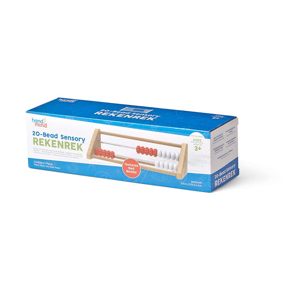 Foto 7 | Rekenrek Sensorial De Madera Abacus Hand2mind De 20 Cuentas Para Niños - Venta Internacional.