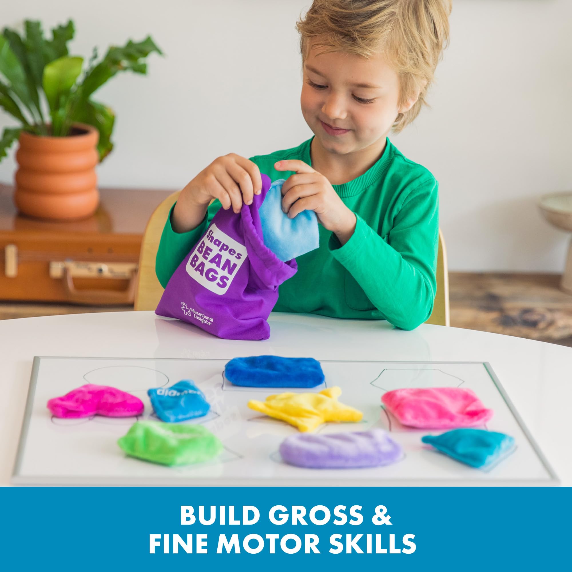 Foto 3 pulgar | Juego De 10 Bean Bags Educational Insights Shapes Para Niños Mayores De 3 Años - Venta Internacional.