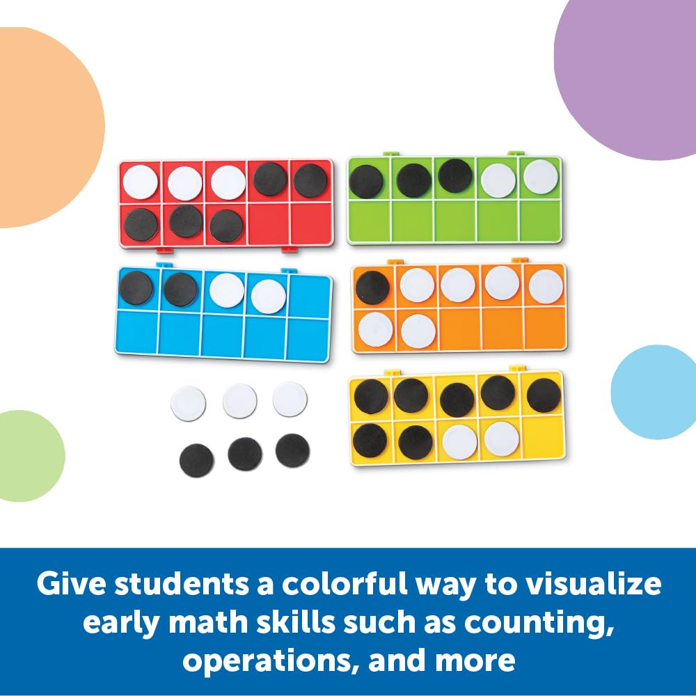 Foto 2 | Math Tools Learning Resources Rainbow, Juego De Diez Marcos, 140 Piezas - Venta Internacional.