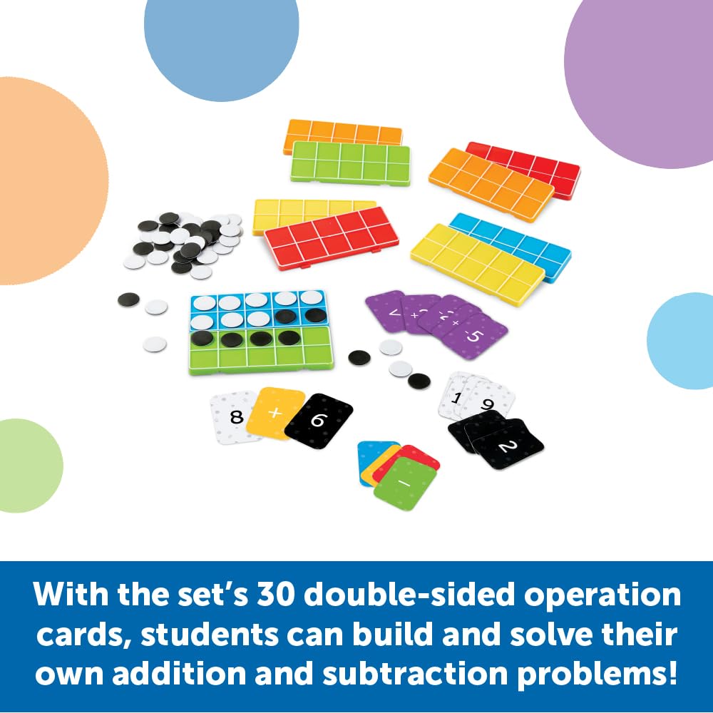 Foto 3 | Math Tools Learning Resources Rainbow, Juego De Diez Marcos, 140 Piezas - Venta Internacional.