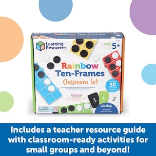 Foto 4 | Math Tools Learning Resources Rainbow, Juego De Diez Marcos, 140 Piezas - Venta Internacional.