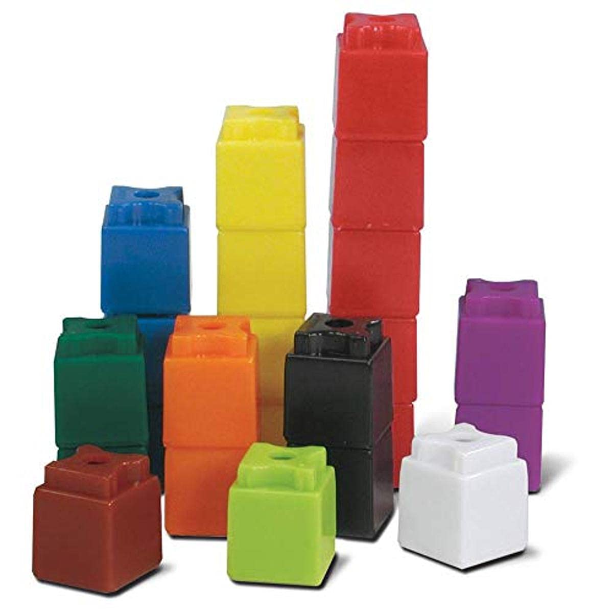 Foto 2 pulgar | Math Linking Cubes Hand2mind Interlocking Unilink (juego De 100) - Venta Internacional.