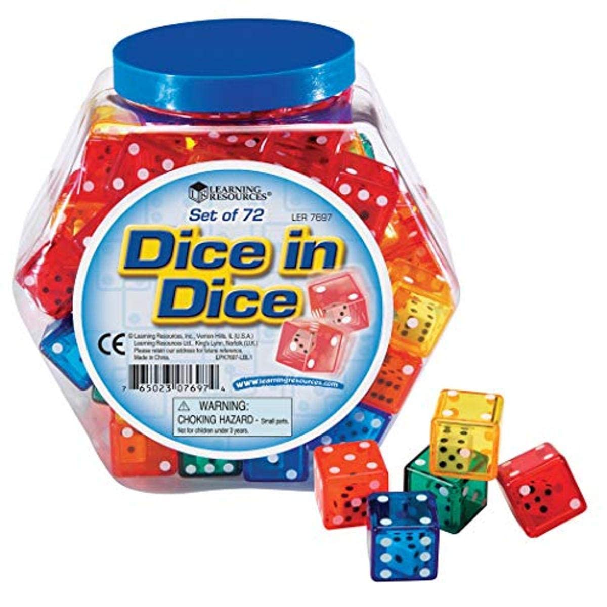Foto 1 | Juego De 72 Cubos Para Dar En Dados, Learning Resources, Juego De 72 Unidades - Venta Internacional.