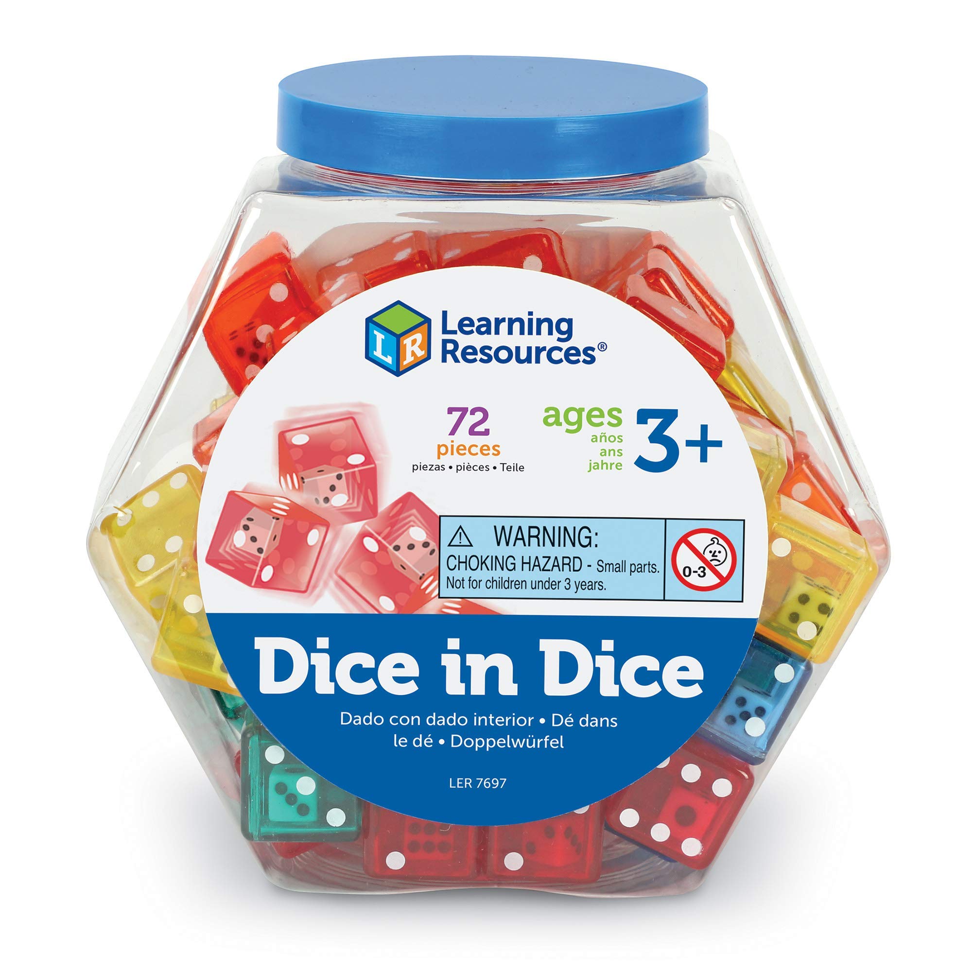 Foto 4 | Juego De 72 Cubos Para Dar En Dados, Learning Resources, Juego De 72 Unidades - Venta Internacional.
