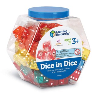 Foto 6 | Juego De 72 Cubos Para Dar En Dados, Learning Resources, Juego De 72 Unidades - Venta Internacional.