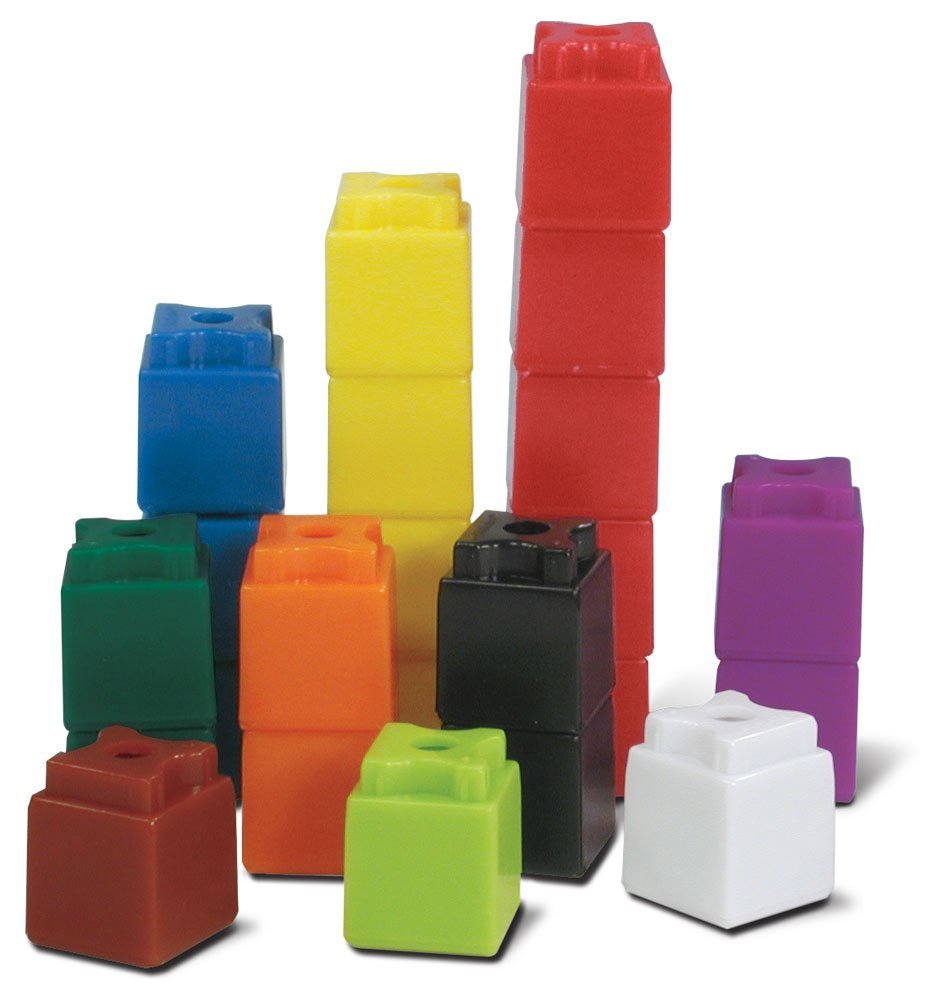 Foto 1 | Math Linking Cubes Hand2mind Interlocking Unilink (juego De 500) - Venta Internacional.