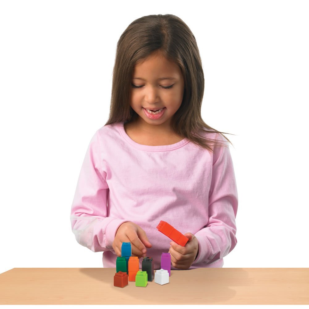 Foto 2 | Math Linking Cubes Hand2mind Interlocking Unilink (juego De 500) - Venta Internacional.