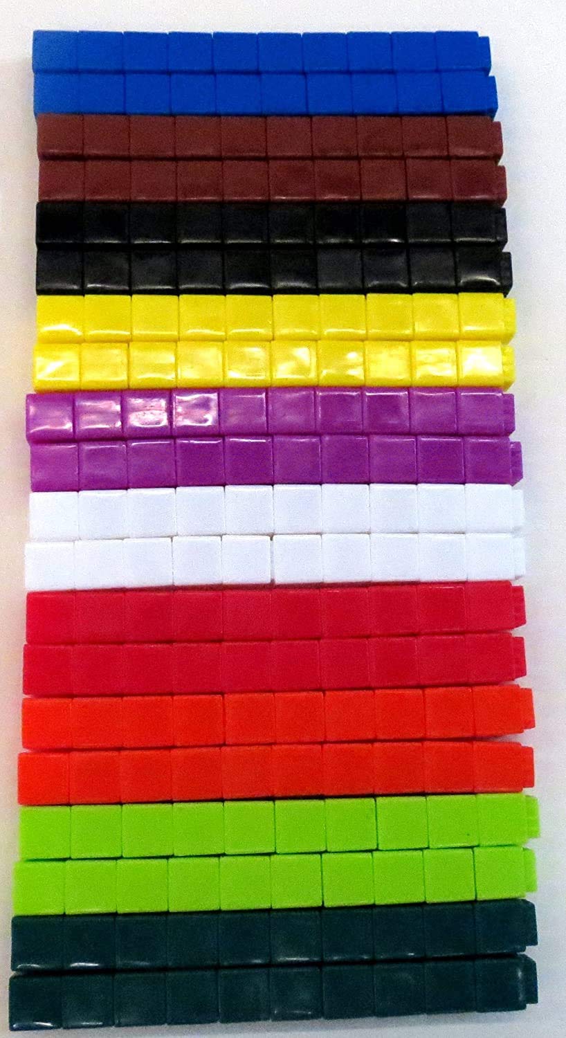 Foto 3 | Math Linking Cubes Hand2mind Interlocking Unilink (juego De 500) - Venta Internacional.
