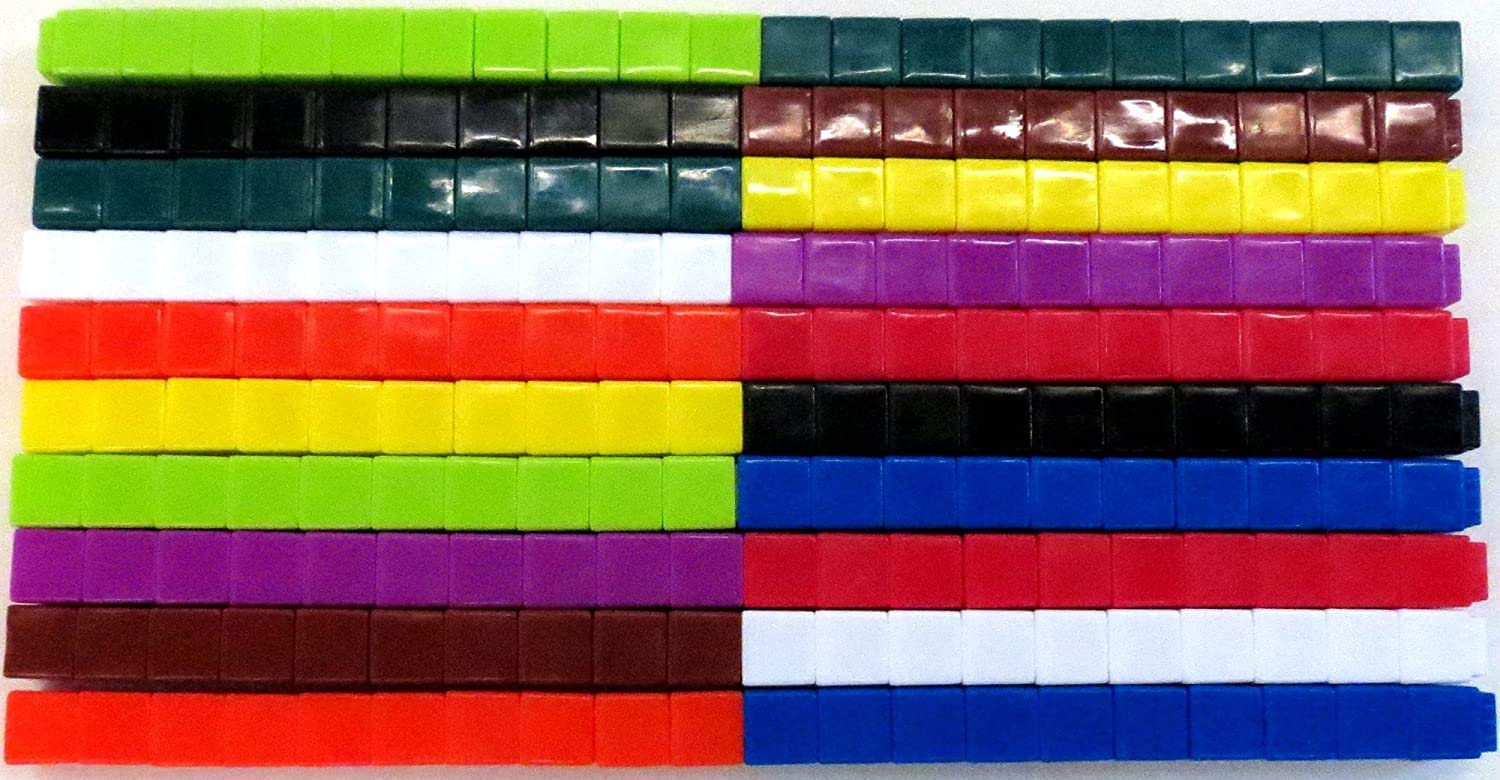 Foto 4 | Math Linking Cubes Hand2mind Interlocking Unilink (juego De 500) - Venta Internacional.