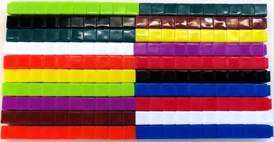Foto 4 | Math Linking Cubes Hand2mind Interlocking Unilink (juego De 500) - Venta Internacional.