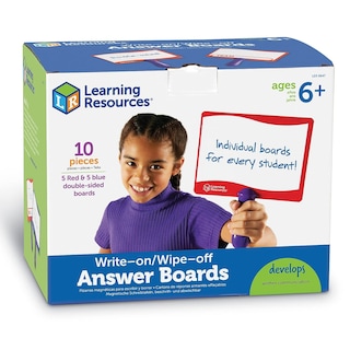 Foto 7 | Juego De 10 Recursos De Aprendizaje Para Escribir Y Borrar En Tableros De Respuestas - Venta Internacional.