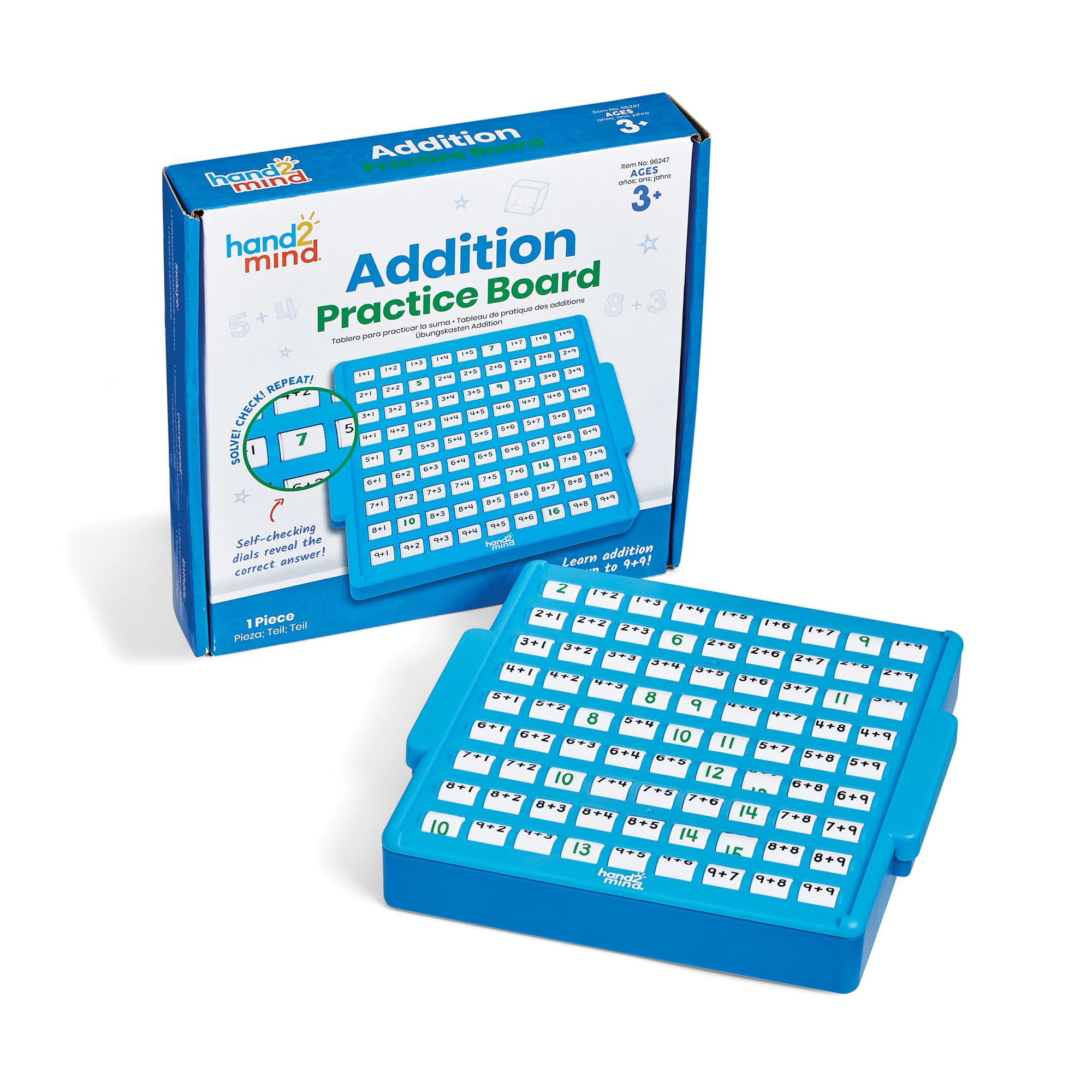 Tablero De Práctica De Adición Hand2mind Math Facts Games Kids - Venta Internacional.