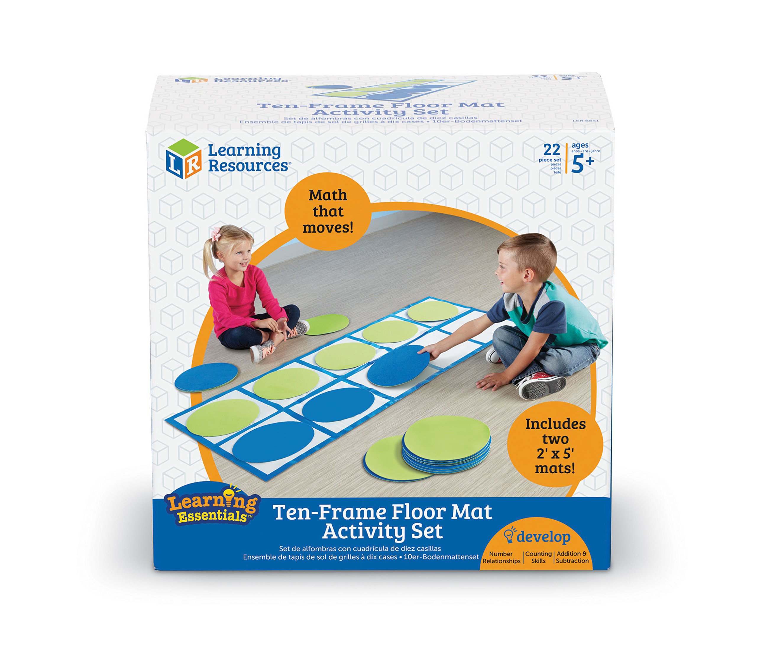 Foto 5 | Tapete De Piso Activity Set Learning Resources Con 10 Marcos, 22 Piezas - Venta Internacional.