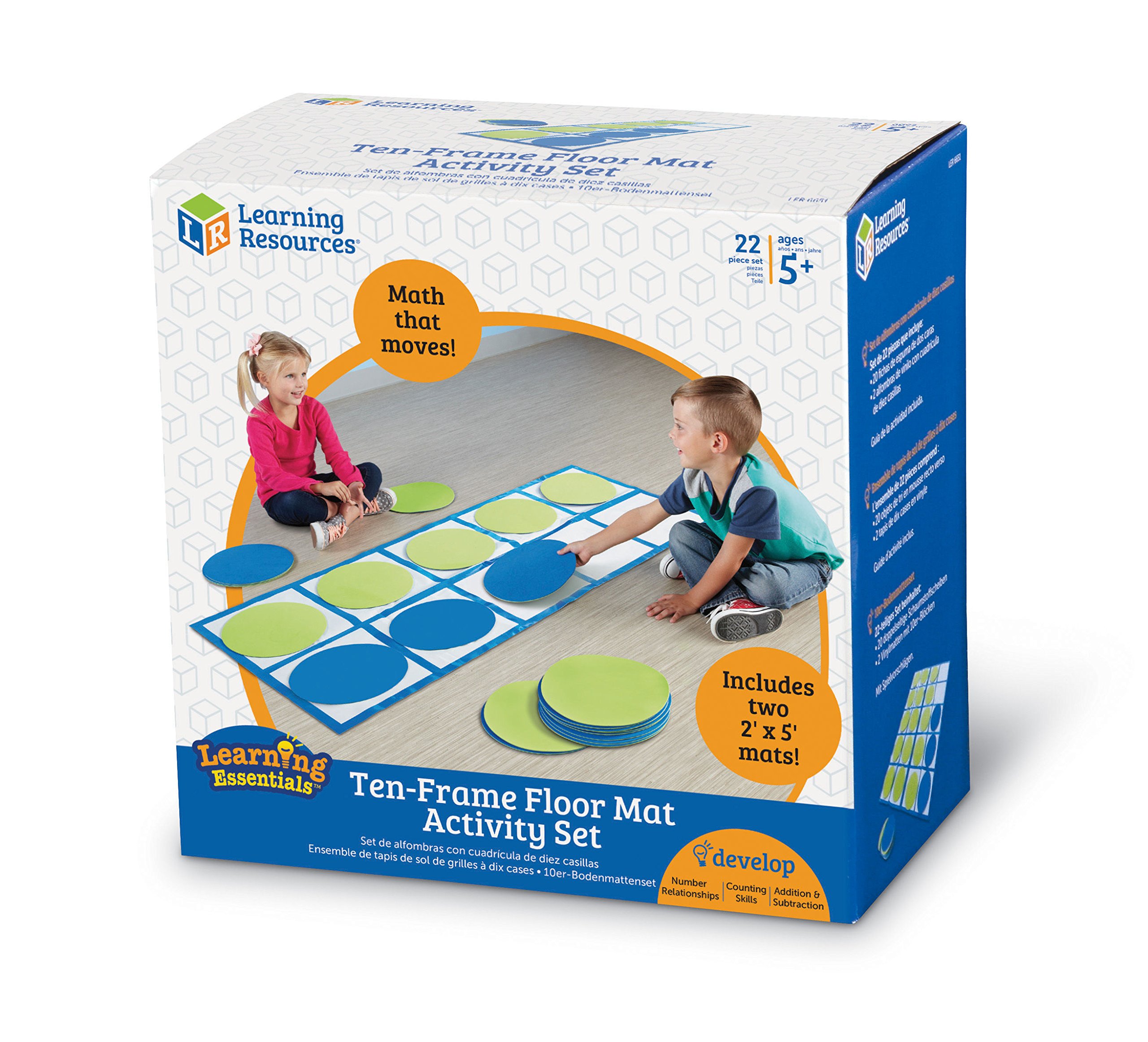 Foto 6 | Tapete De Piso Activity Set Learning Resources Con 10 Marcos, 22 Piezas - Venta Internacional.