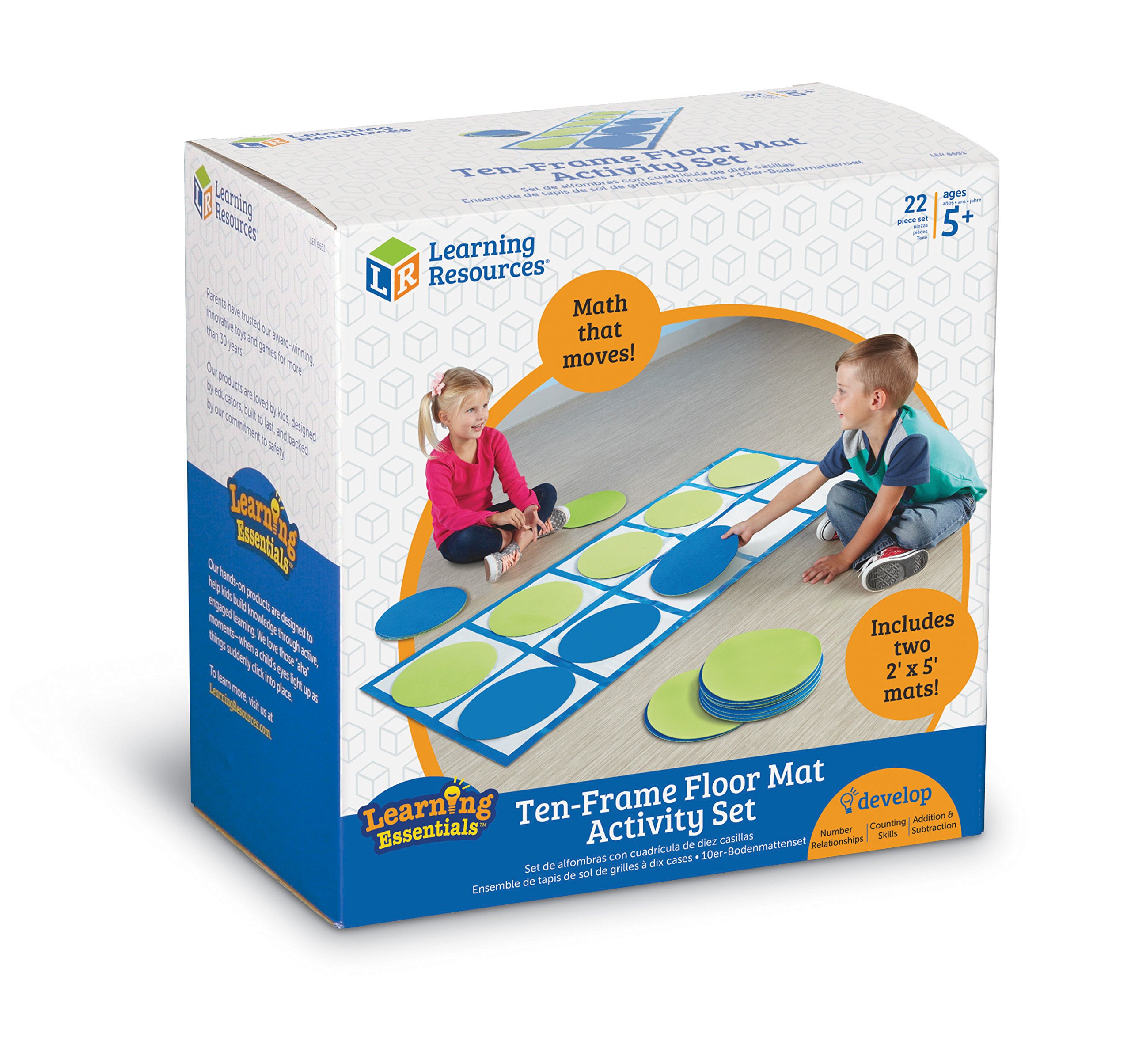 Foto 7 | Tapete De Piso Activity Set Learning Resources Con 10 Marcos, 22 Piezas - Venta Internacional.