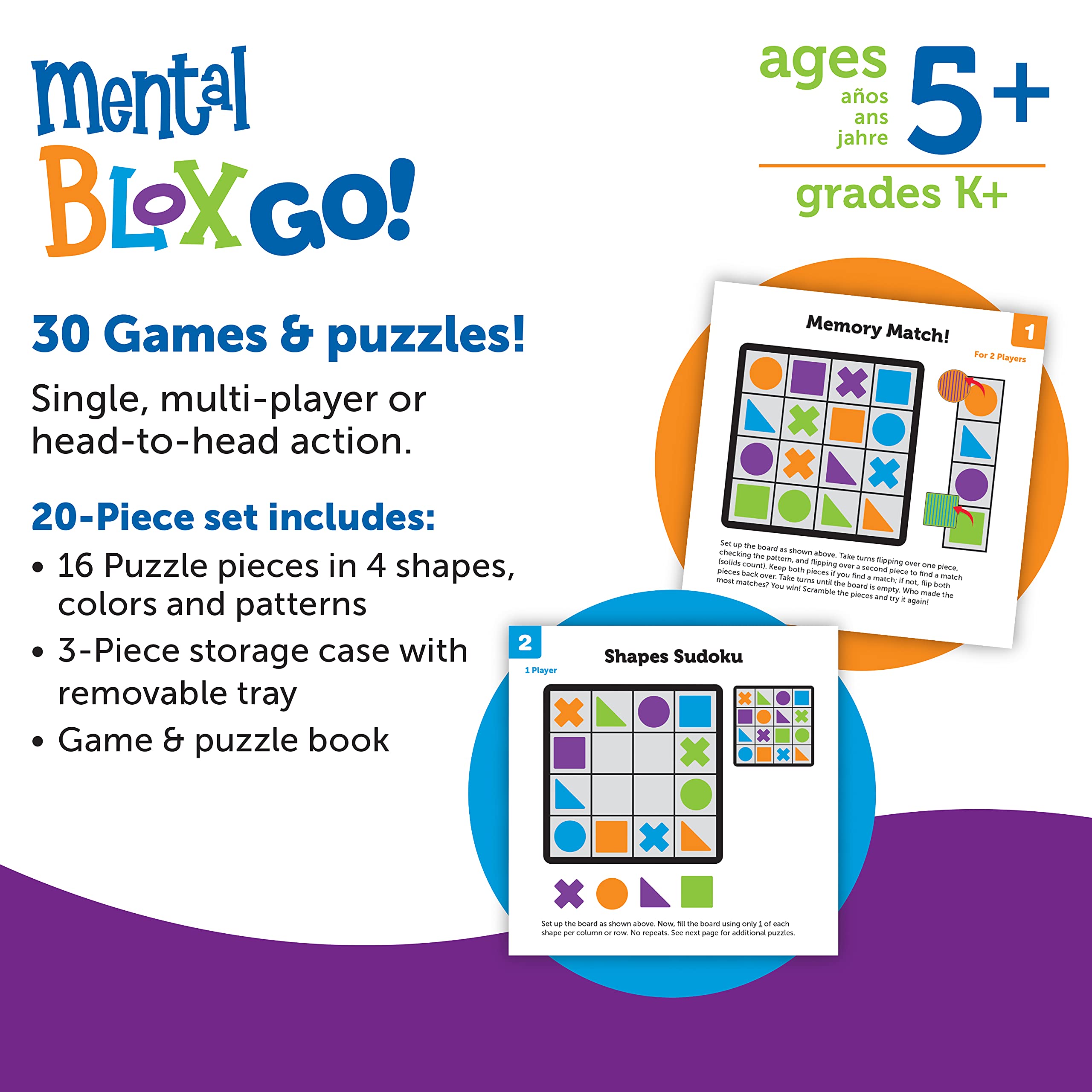 Foto 6 pulgar | Recursos De Aprendizaje Del Juego Mental Blox Go! 30 Juegos Durante Más De 5 Años - Venta Internacional.