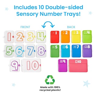 Foto 2 | Bandejas Con Números Sensoriales Hand2mind Learning Numbers Para Niños - Venta Internacional.