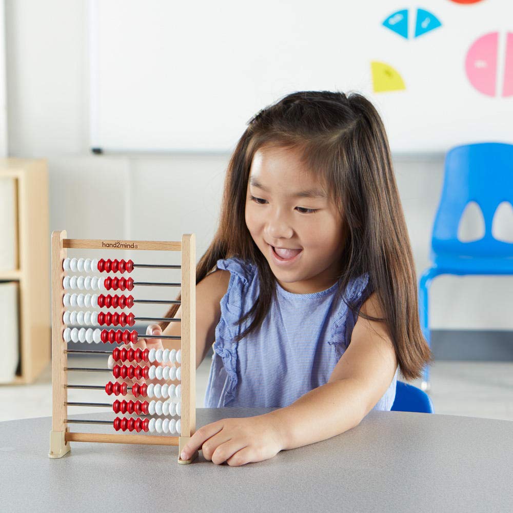 Foto 5 pulgar | Mini Rekenrek De Madera Abacus Hand2mind De 100 Cuentas Para Niños - Venta Internacional.