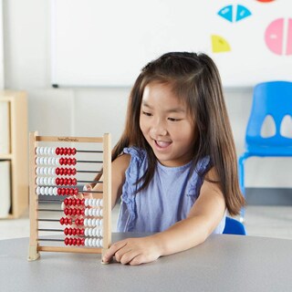 Foto 4 | Mini Rekenrek De Madera Abacus Hand2mind De 100 Cuentas Para Niños - Venta Internacional.