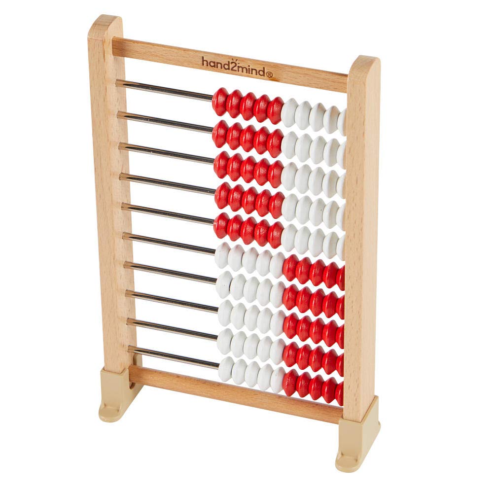 Foto 6 pulgar | Mini Rekenrek De Madera Abacus Hand2mind De 100 Cuentas Para Niños - Venta Internacional.