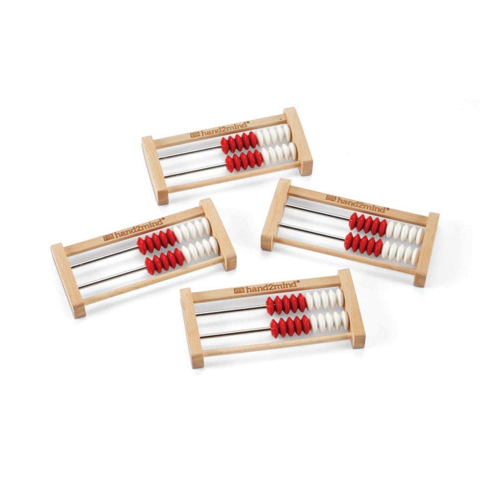 Rekenrek De Madera Abacus Hand2mind Mini De 20 Cuentas Para Niños - Venta Internacional.